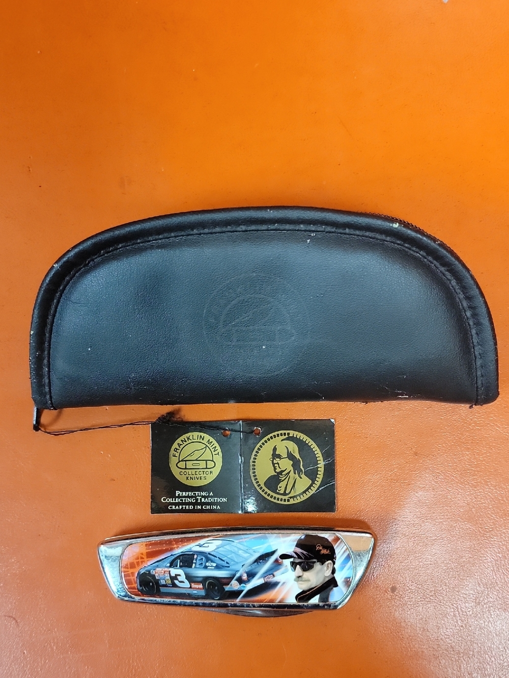 nascar Franklin Mint Collectable Folding Knife - Dale Earnhardt